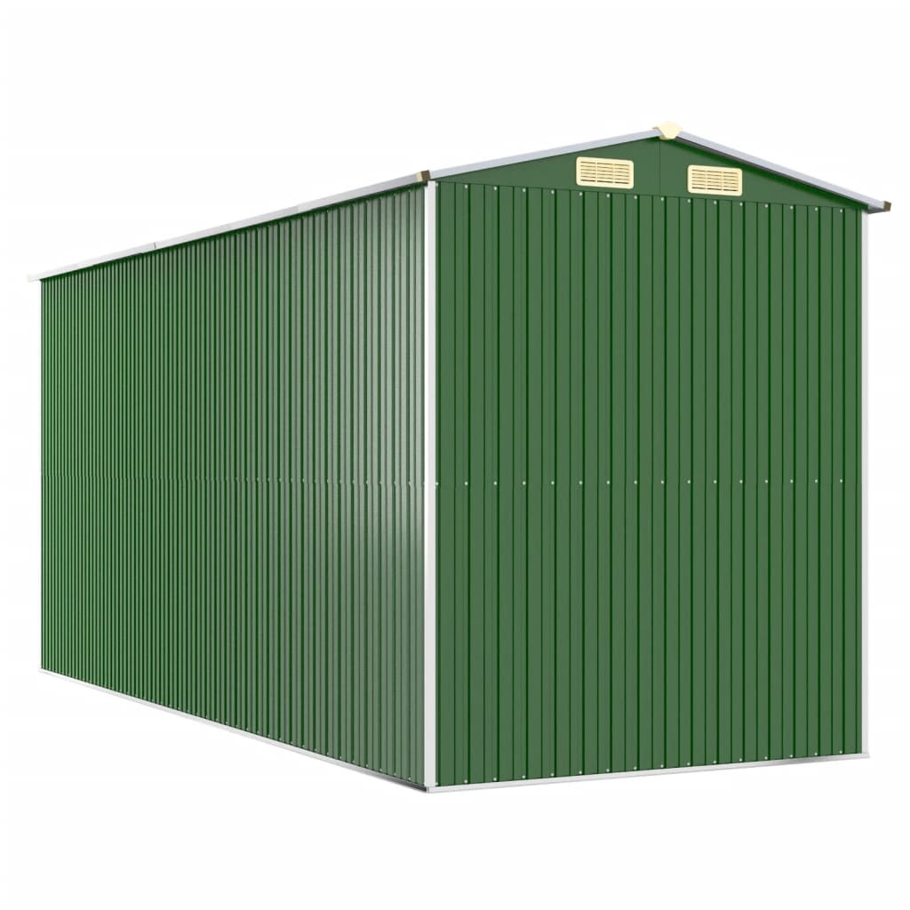 Tuinschuur 192x440x223 cm gegalvaniseerd staal groen Tuinhuizen | Creëer jouw Trendy Thuis | Gratis bezorgd & Retour | Trendy.nl