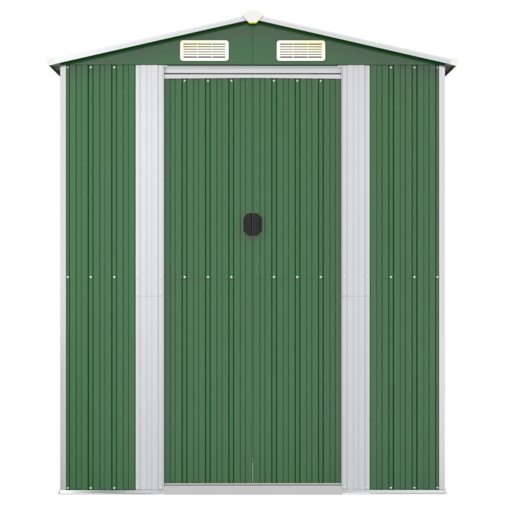 Tuinschuur 192x855x223 cm gegalvaniseerd staal groen Tuinhuizen | Creëer jouw Trendy Thuis | Gratis bezorgd & Retour | Trendy.nl