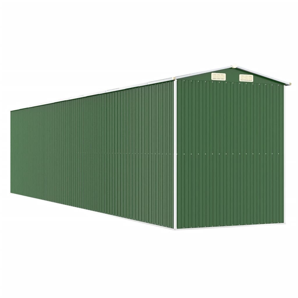 Tuinschuur 192x855x223 cm gegalvaniseerd staal groen Tuinhuizen | Creëer jouw Trendy Thuis | Gratis bezorgd & Retour | Trendy.nl