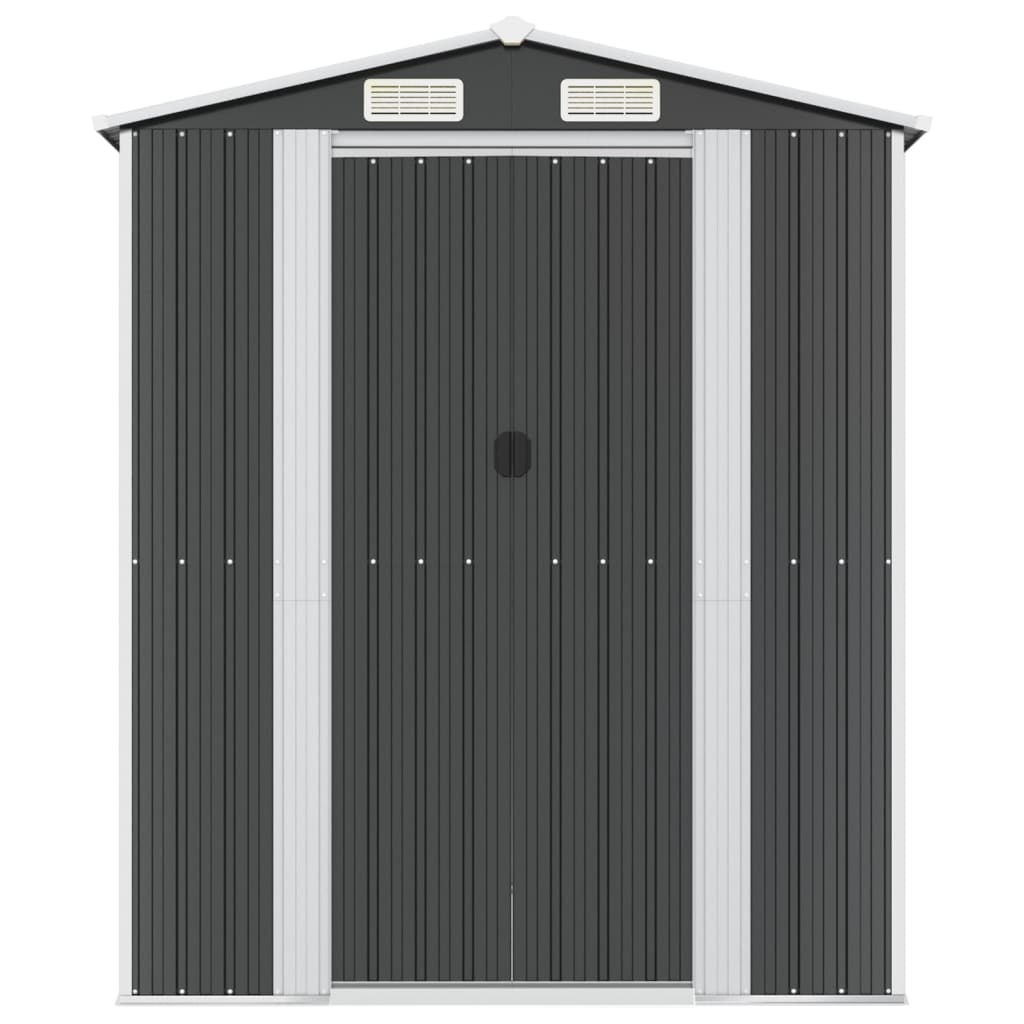 Tuinschuur 192x938x223 cm gegalvaniseerd staal antracietkleurig Tuinhuizen | Creëer jouw Trendy Thuis | Gratis bezorgd & Retour | Trendy.nl