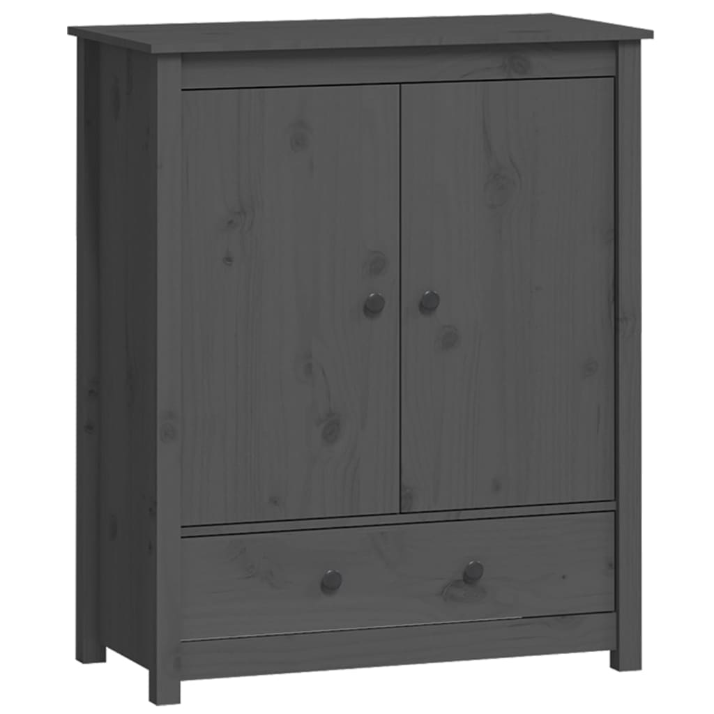 Hoge kast 83x41,5x100 cm massief grenenhout grijs Dressoirs & buffetkasten | Creëer jouw Trendy Thuis | Gratis bezorgd & Retour | Trendy.nl