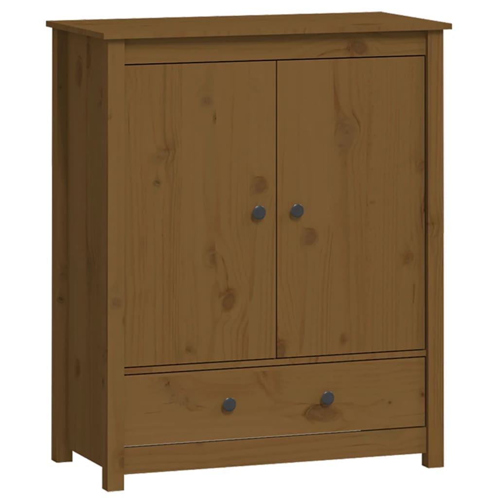 Hoge kast 83x41,5x100 cm massief grenenhout honingbruin Dressoirs & buffetkasten | Creëer jouw Trendy Thuis | Gratis bezorgd & Retour | Trendy.nl