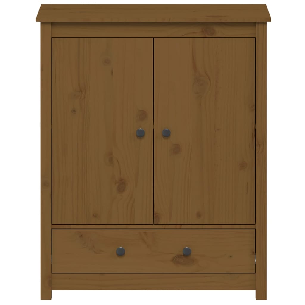 Hoge kast 83x41,5x100 cm massief grenenhout honingbruin Dressoirs & buffetkasten | Creëer jouw Trendy Thuis | Gratis bezorgd & Retour | Trendy.nl