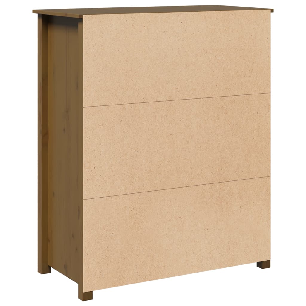 Hoge kast 83x41,5x100 cm massief grenenhout honingbruin Dressoirs & buffetkasten | Creëer jouw Trendy Thuis | Gratis bezorgd & Retour | Trendy.nl