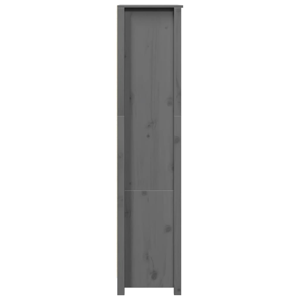 Hoge kast 80x35x154 cm massief grenenhout grijs Dressoirs & buffetkasten | Creëer jouw Trendy Thuis | Gratis bezorgd & Retour | Trendy.nl