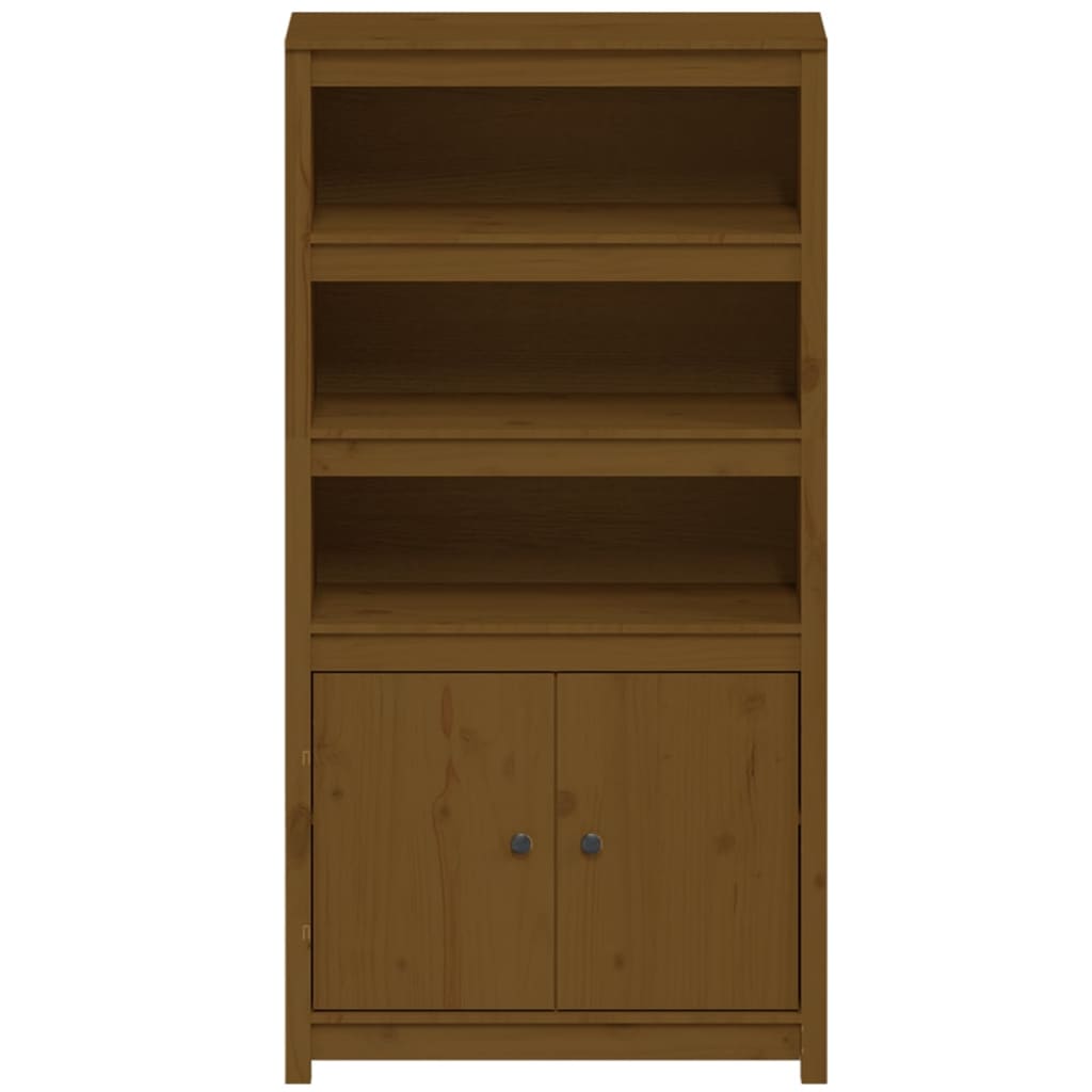 Hoge kast 80x35x154 cm massief grenenhout honingbruin Dressoirs & buffetkasten | Creëer jouw Trendy Thuis | Gratis bezorgd & Retour | Trendy.nl