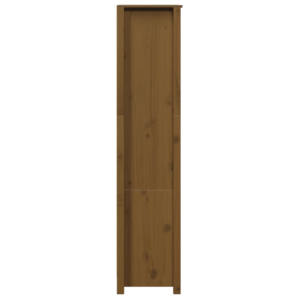 Hoge kast 80x35x154 cm massief grenenhout honingbruin Dressoirs & buffetkasten | Creëer jouw Trendy Thuis | Gratis bezorgd & Retour | Trendy.nl