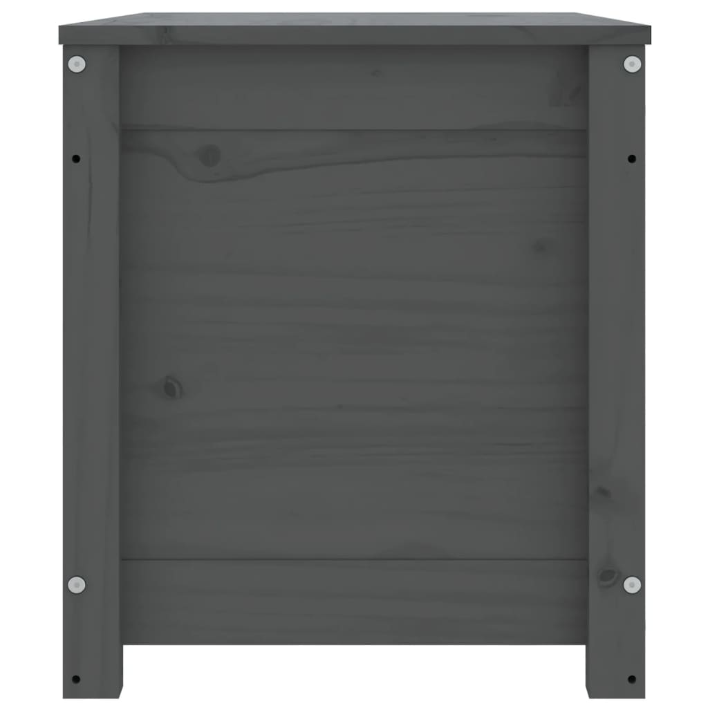 Opbergbox grijs 80x40x45,5 cm massief grenenhout Kasten & opbergmeubelen | Creëer jouw Trendy Thuis | Gratis bezorgd & Retour | Trendy.nl