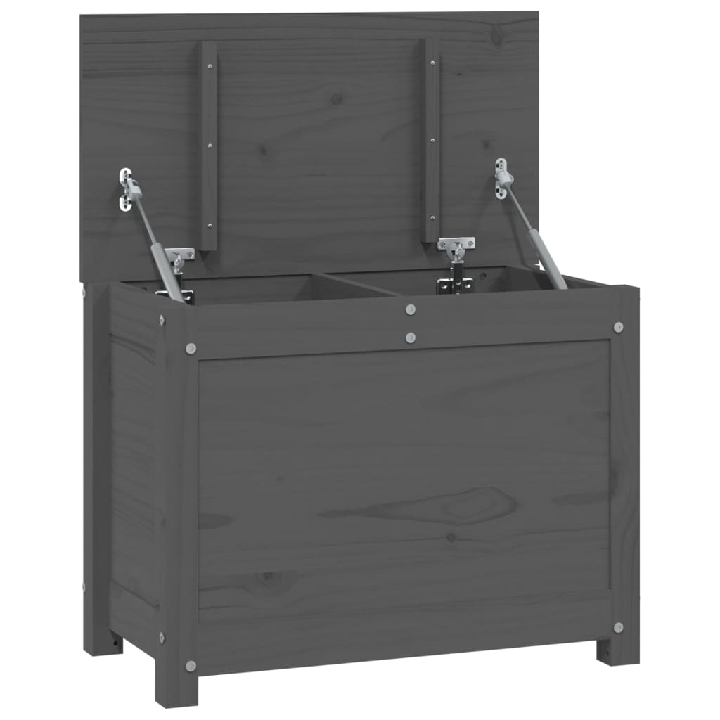 Opbergbox grijs 60x32x45,5 cm massief grenenhout Kasten & opbergmeubelen | Creëer jouw Trendy Thuis | Gratis bezorgd & Retour | Trendy.nl