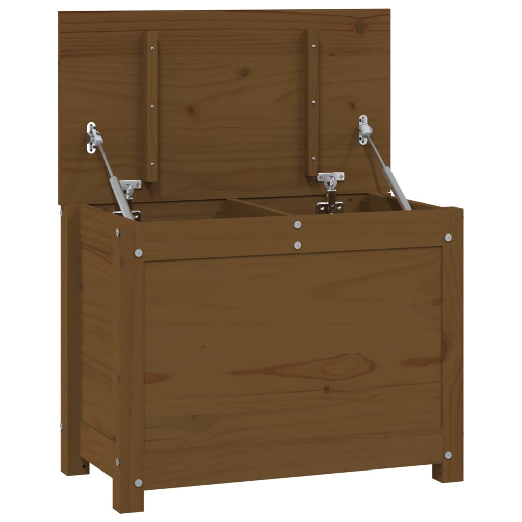 Opbergbox honingbruin 60x32x45,5 cm massief grenenhout Kasten & opbergmeubelen | Creëer jouw Trendy Thuis | Gratis bezorgd & Retour | Trendy.nl