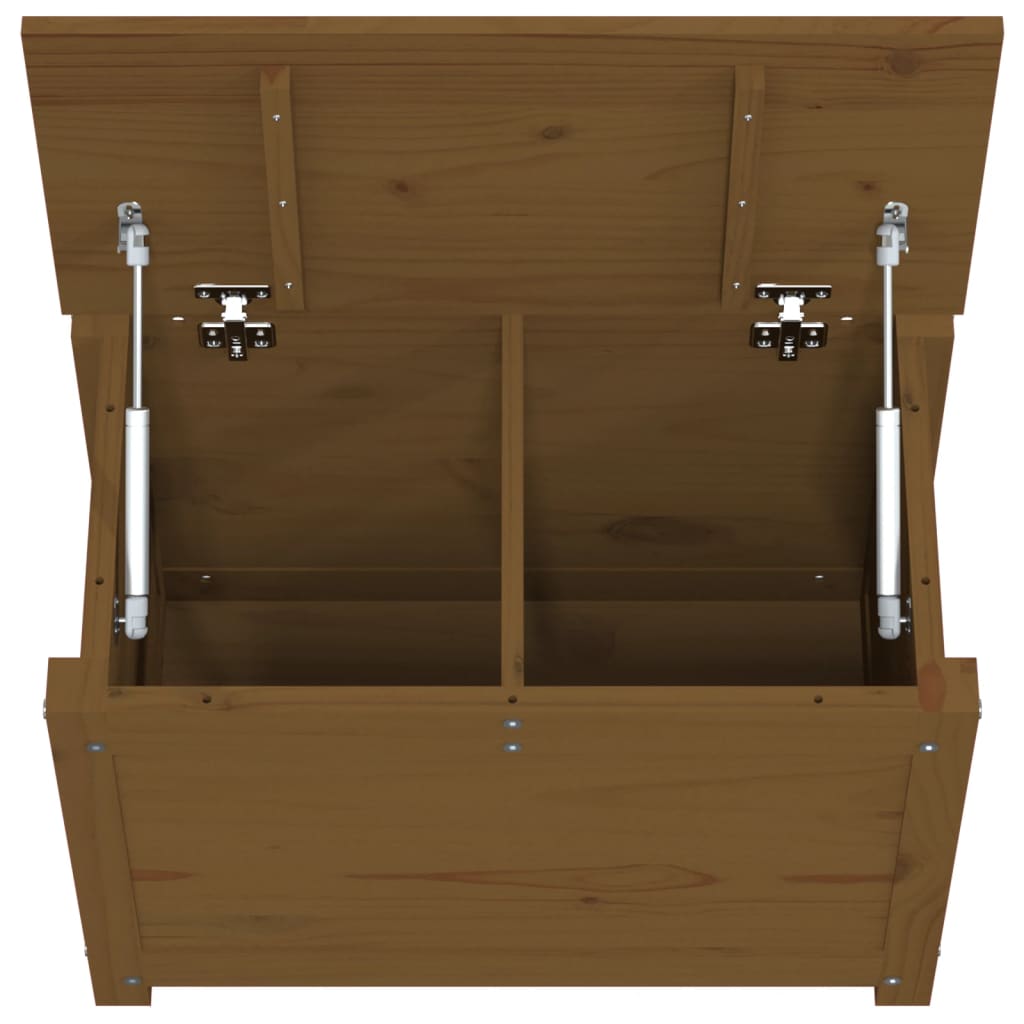 Opbergbox honingbruin 60x32x45,5 cm massief grenenhout Kasten & opbergmeubelen | Creëer jouw Trendy Thuis | Gratis bezorgd & Retour | Trendy.nl