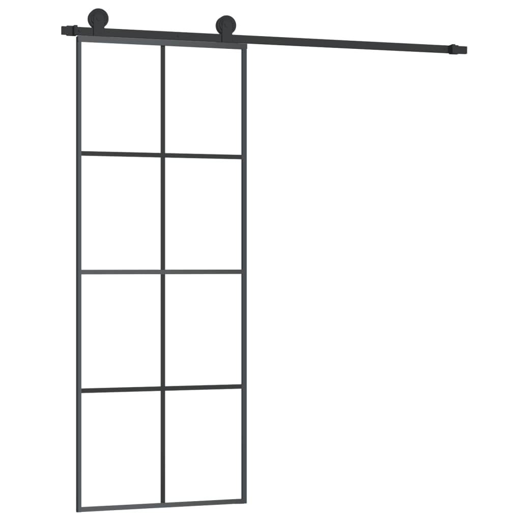 Schuifdeur met beslag 76x205 cm ESG-glas en aluminium Voordeuren | Creëer jouw Trendy Thuis | Gratis bezorgd & Retour | Trendy.nl