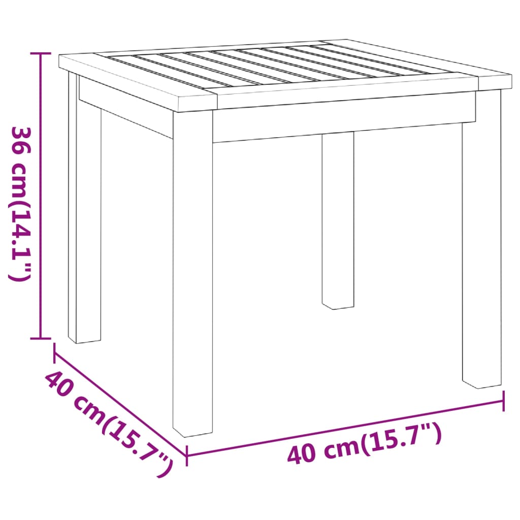 3-delige Loungeset Adirondack massief acaciahout Tuinsets | Creëer jouw Trendy Thuis | Gratis bezorgd & Retour | Trendy.nl