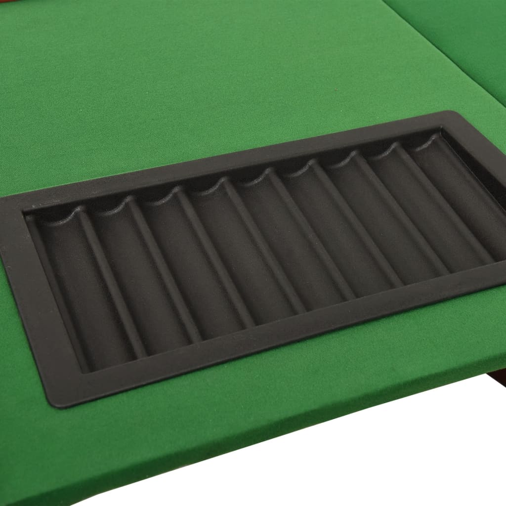 Pokertafel voor 10 spelers met fichebak 160x80x75 cm groen Poker- & spellentafels | Creëer jouw Trendy Thuis | Gratis bezorgd & Retour | Trendy.nl