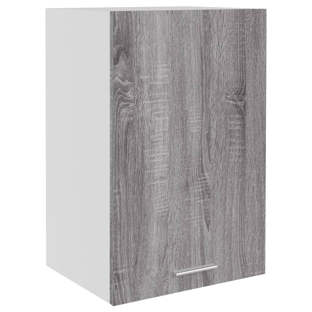 Wandkast 39,5x31x60 cm bewerkt hout grijs sonoma eikenkleurig Keukenkasten | Creëer jouw Trendy Thuis | Gratis bezorgd & Retour | Trendy.nl