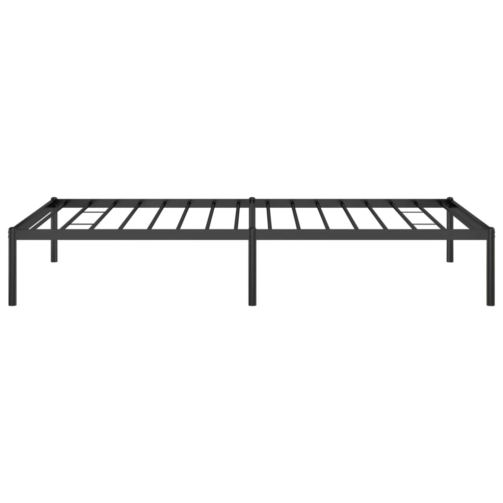 Bedframe metaal zwart 100x190 cm