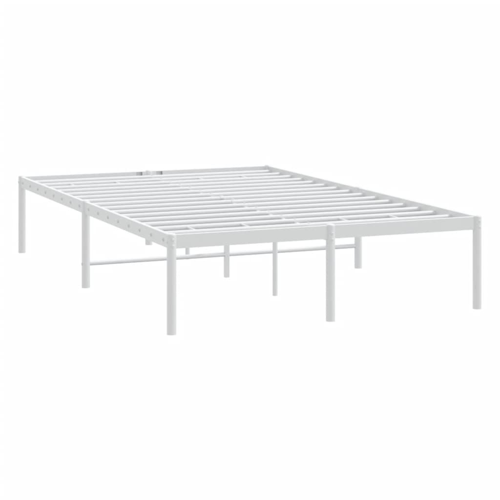 Bedframe metaal wit 120x200 cm