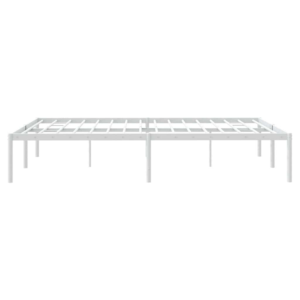 Bedframe metaal wit 150x200 cm Bedden & bedframes | Creëer jouw Trendy Thuis | Gratis bezorgd & Retour | Trendy.nl