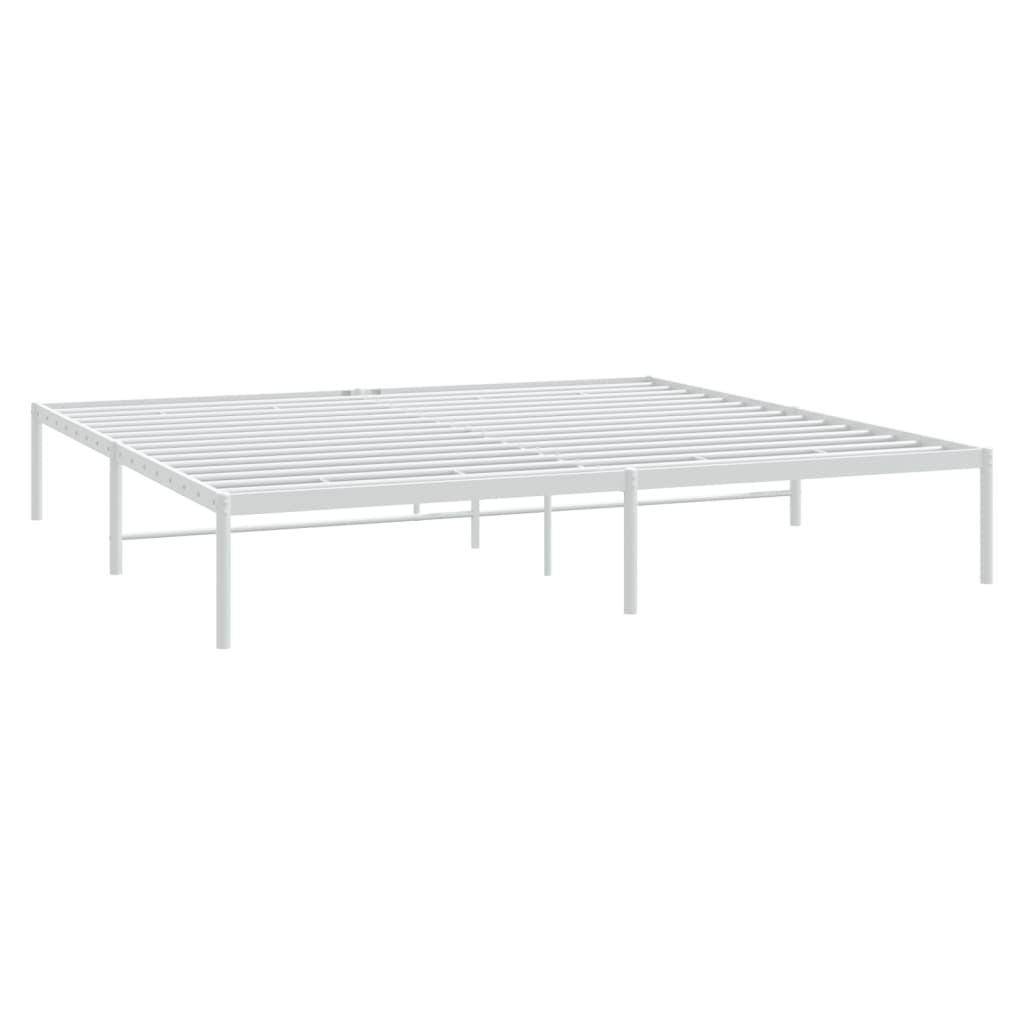 Bedframe metaal wit 180x200 cm Bedden & bedframes | Creëer jouw Trendy Thuis | Gratis bezorgd & Retour | Trendy.nl