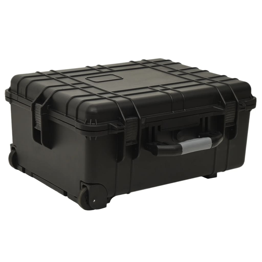 Flightcase op wieltjes 58x45x27 cm PP zwart