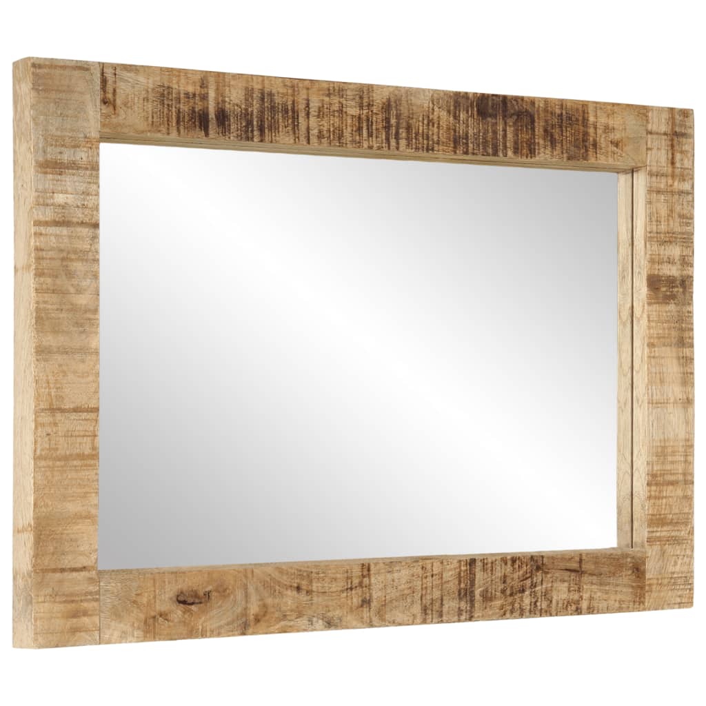 Spiegel 70x50 cm massief mangohout en glas Spiegels | Creëer jouw Trendy Thuis | Gratis bezorgd & Retour | Trendy.nl