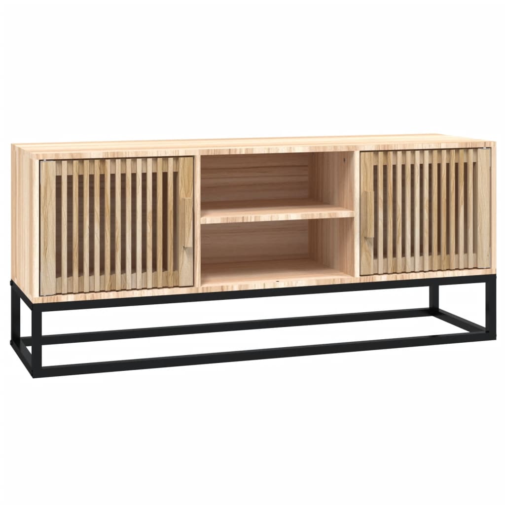 Tv-meubel 105x30x45 cm bewerkt hout en ijzer Tv-meubels | Creëer jouw Trendy Thuis | Gratis bezorgd & Retour | Trendy.nl