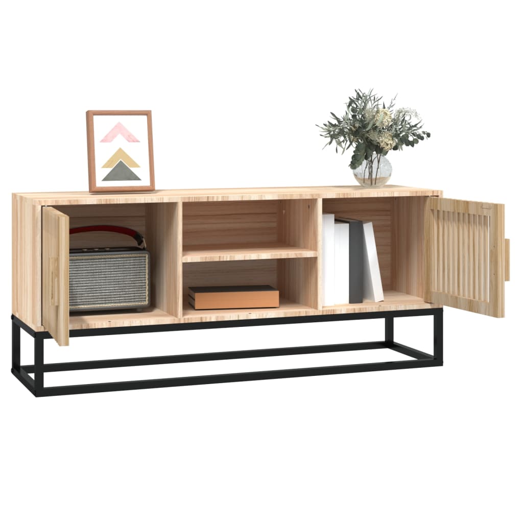 Tv-meubel 105x30x45 cm bewerkt hout en ijzer Tv-meubels | Creëer jouw Trendy Thuis | Gratis bezorgd & Retour | Trendy.nl