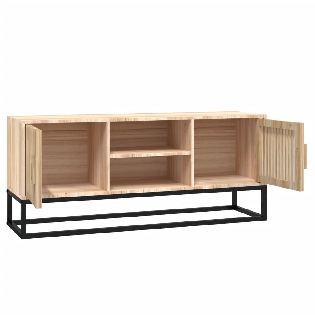 Tv-meubel 105x30x45 cm bewerkt hout en ijzer Tv-meubels | Creëer jouw Trendy Thuis | Gratis bezorgd & Retour | Trendy.nl