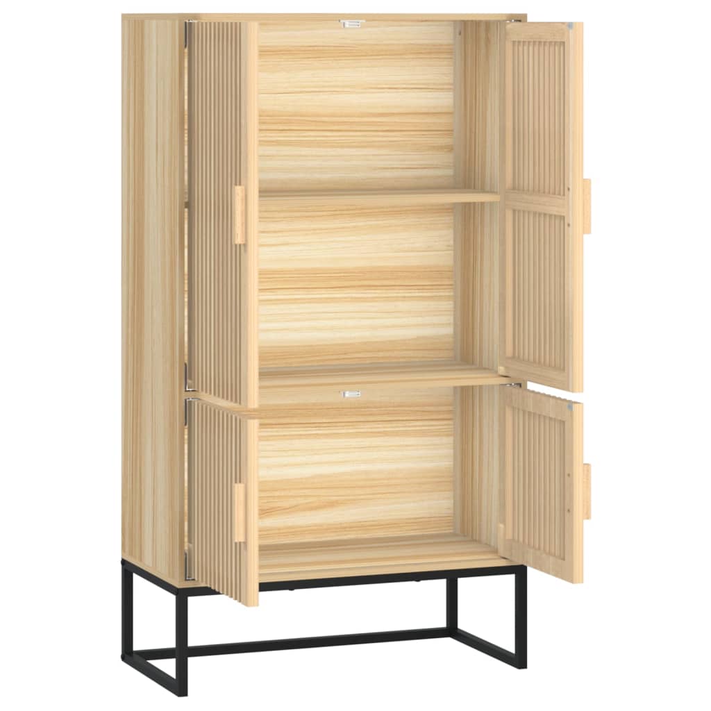 Hoge kast 70x35x125 cm bewerkt hout Opbergkasten & lockerkasten | Creëer jouw Trendy Thuis | Gratis bezorgd & Retour | Trendy.nl