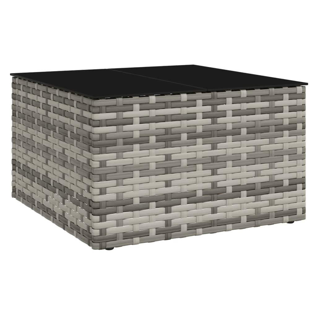 2-delige Loungeset met kussens poly rattan grijs Tuinsets | Creëer jouw Trendy Thuis | Gratis bezorgd & Retour | Trendy.nl