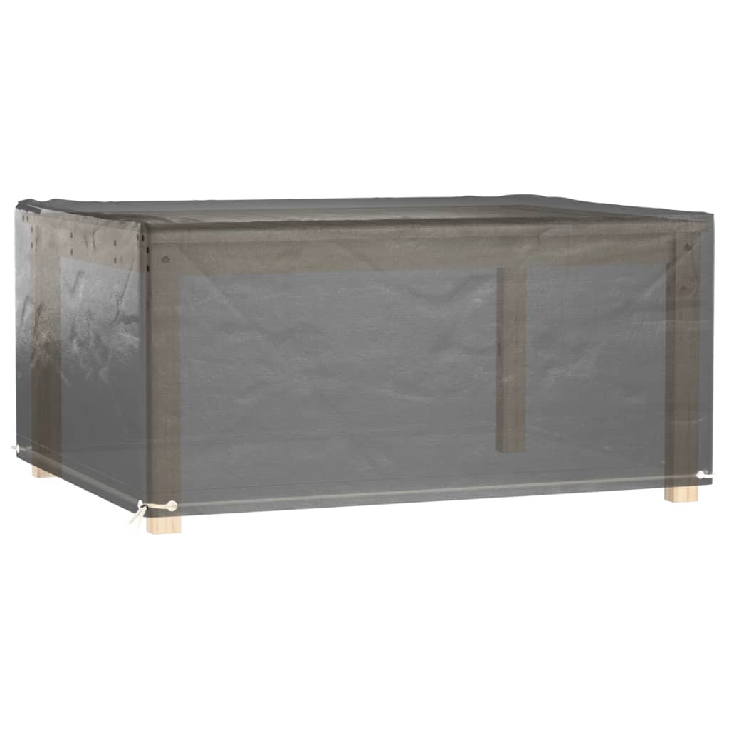 Tuinmeubelhoezen 2 st 8 oogjes rechthoekig 160x120x75 cm Tuinmeubelhoezen | Creëer jouw Trendy Thuis | Gratis bezorgd & Retour | Trendy.nl