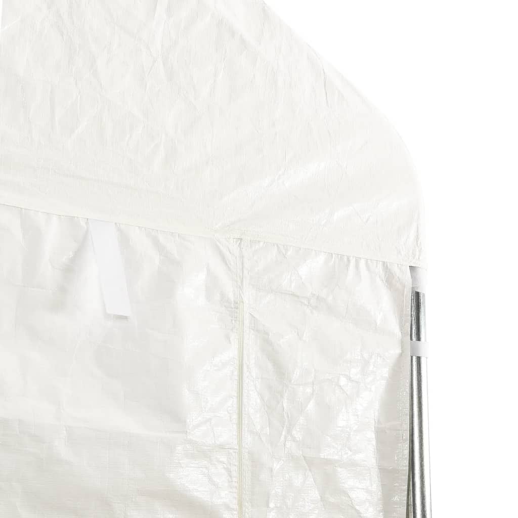 Prieel met dak 11,15x2,28x2,69 m polyetheen wit Partytenten & prieëlen | Creëer jouw Trendy Thuis | Gratis bezorgd & Retour | Trendy.nl