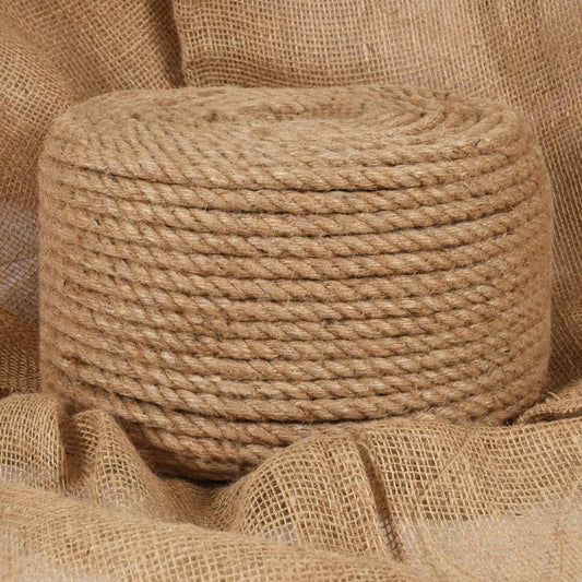 Touw 25 m lang 14 mm dik jute