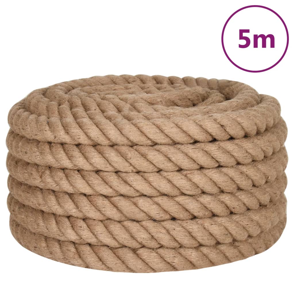 Touw 5 m lang 36 mm dik jute Touw | Creëer jouw Trendy Thuis | Gratis bezorgd & Retour | Trendy.nl