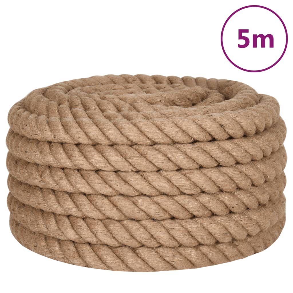 Touw 5 m lang 40 mm dik jute Touw | Creëer jouw Trendy Thuis | Gratis bezorgd & Retour | Trendy.nl