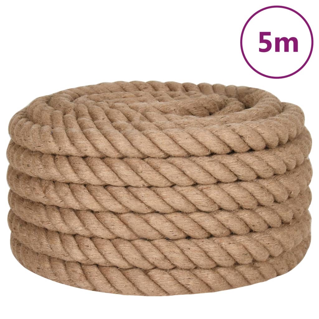 Touw 5 m lang 60 mm dik jute Touw | Creëer jouw Trendy Thuis | Gratis bezorgd & Retour | Trendy.nl