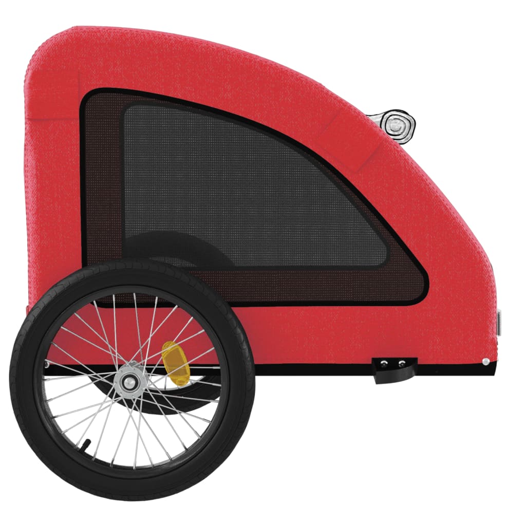 Hondenfietstrailer oxford stof en ijzer rood Wagens | Creëer jouw Trendy Thuis | Gratis bezorgd & Retour | Trendy.nl