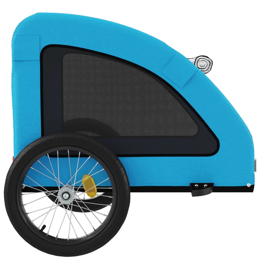 Hondenfietstrailer oxford stof en ijzer blauw Wagens | Creëer jouw Trendy Thuis | Gratis bezorgd & Retour | Trendy.nl