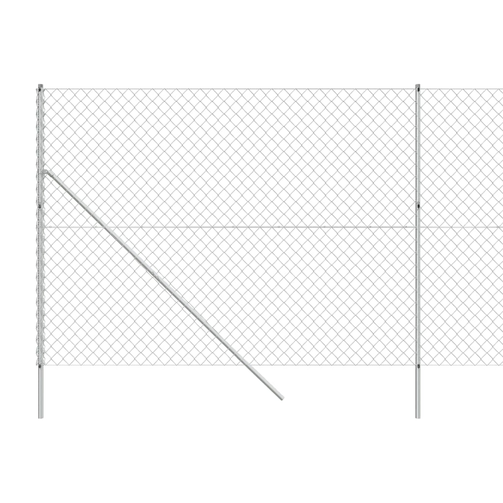 Gaashek 2x25 m zilverkleurig