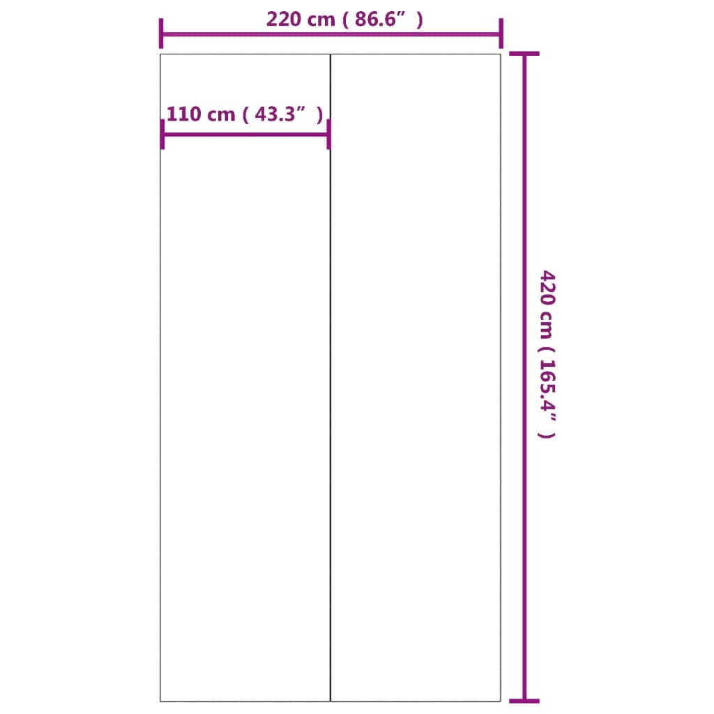 Zwembadgrondzeil 420x220 cm polyester geotextiel lichtgrijs Zwembadhoezen & grondzeilen | Creëer jouw Trendy Thuis | Gratis bezorgd & Retour | Trendy.nl