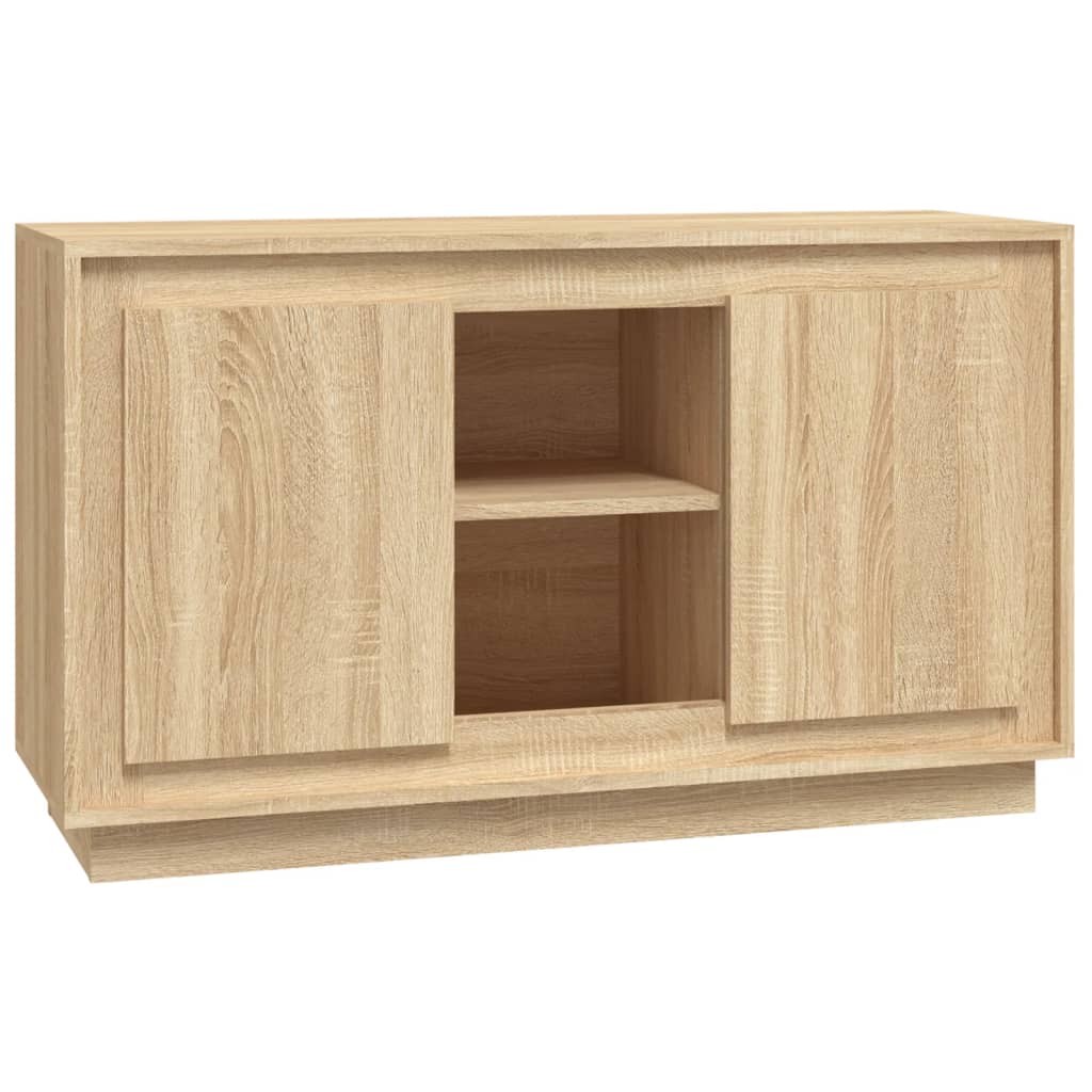 Dressoir 102x35x60 cm bewerkt hout sonoma eikenkleurig Dressoirs & buffetkasten | Creëer jouw Trendy Thuis | Gratis bezorgd & Retour | Trendy.nl