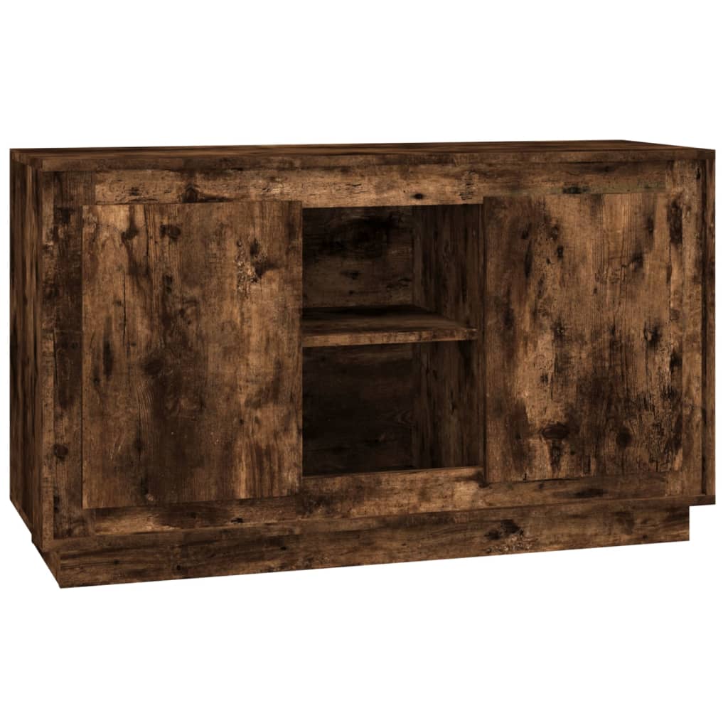 Dressoir 102x35x60 cm bewerkt hout gerookt eikenkleurig Dressoirs & buffetkasten | Creëer jouw Trendy Thuis | Gratis bezorgd & Retour | Trendy.nl