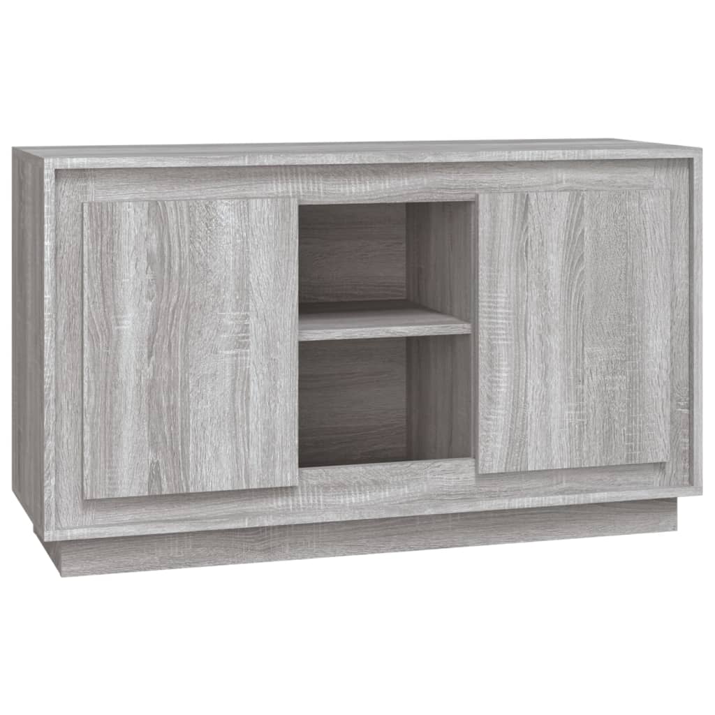 Dressoir 102x35x60 cm bewerkt hout grijs sonoma eikenkleurig Dressoirs & buffetkasten | Creëer jouw Trendy Thuis | Gratis bezorgd & Retour | Trendy.nl