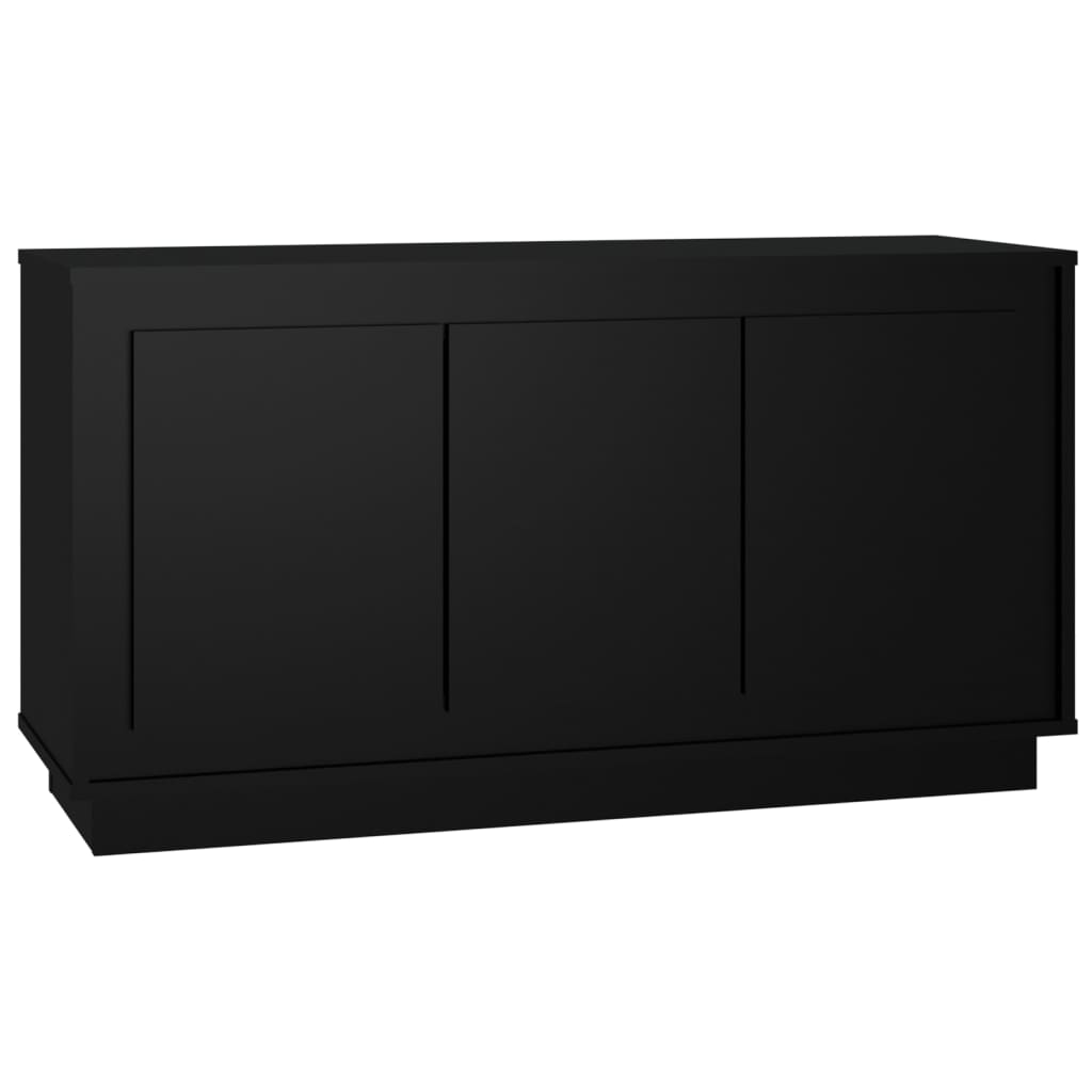 Dressoir 102x35x55 cm bewerkt hout zwart Dressoirs & buffetkasten | Creëer jouw Trendy Thuis | Gratis bezorgd & Retour | Trendy.nl