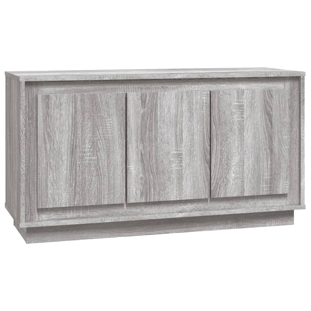 Dressoir 102x35x55 cm bewerkt hout grijs sonoma eikenkleurig Dressoirs & buffetkasten | Creëer jouw Trendy Thuis | Gratis bezorgd & Retour | Trendy.nl