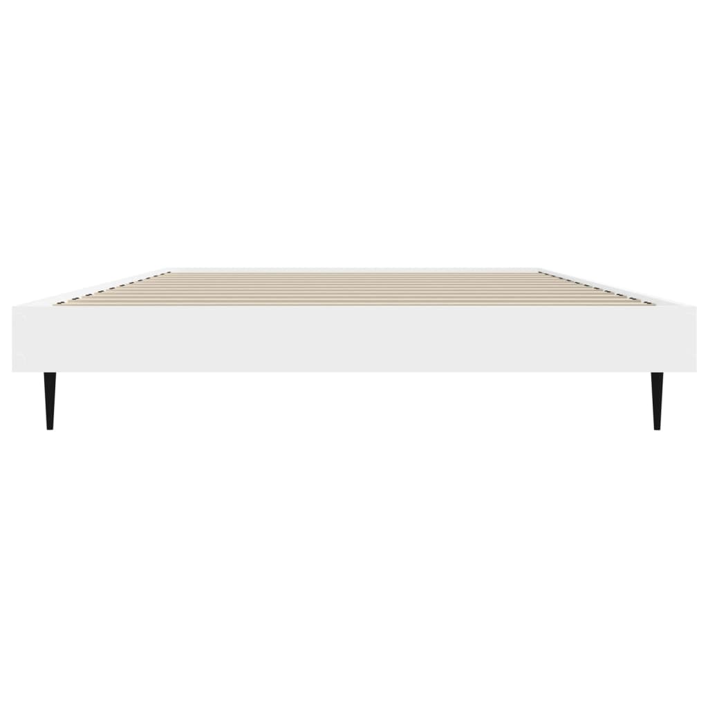 Bedframe bewerkt hout wit 100x200 cm Bedden & bedframes | Creëer jouw Trendy Thuis | Gratis bezorgd & Retour | Trendy.nl