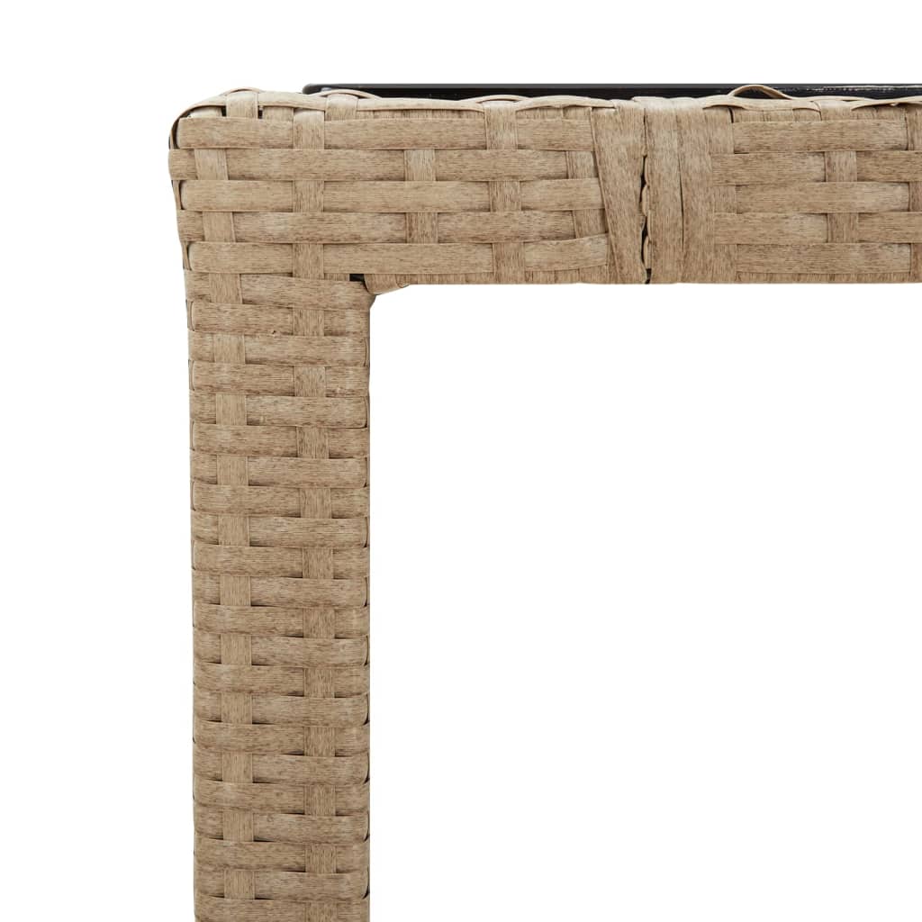 7-delige Tuinset met kussens poly rattan beige Tuinsets | Creëer jouw Trendy Thuis | Gratis bezorgd & Retour | Trendy.nl