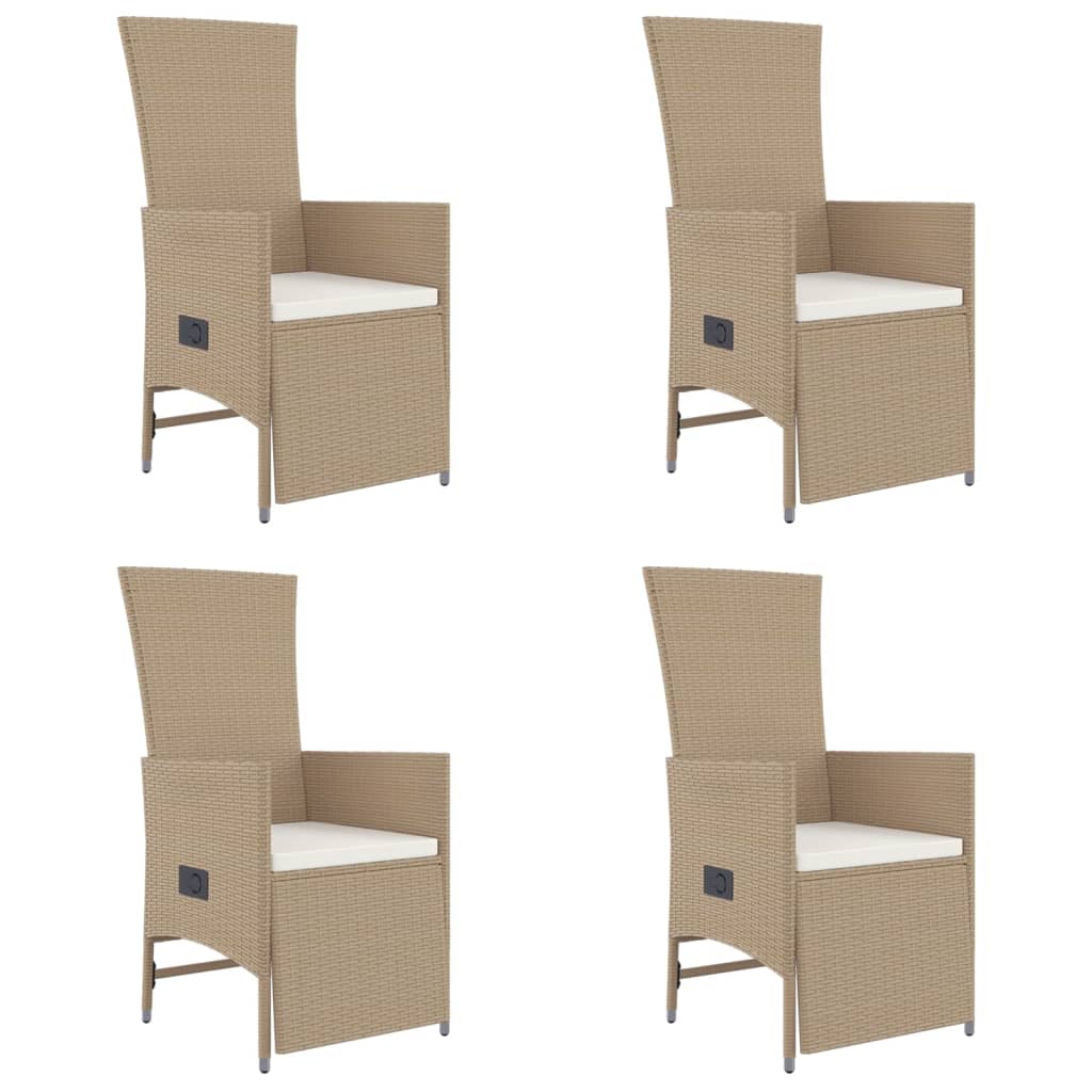 5-delige Tuinset met kussens poly rattan beige Tuinsets | Creëer jouw Trendy Thuis | Gratis bezorgd & Retour | Trendy.nl