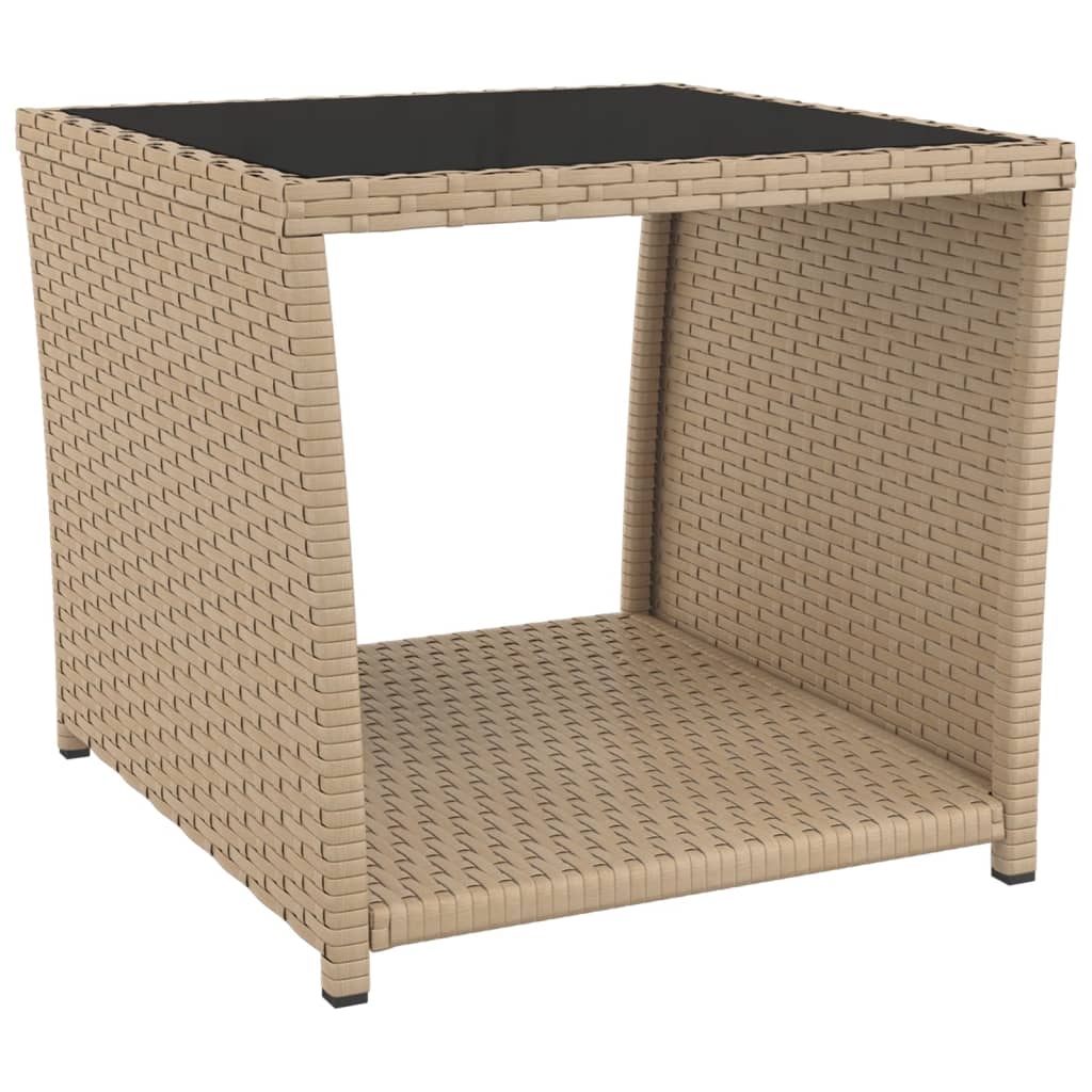 3-delige Loungeset poly rattan en staal beige Tuinsets | Creëer jouw Trendy Thuis | Gratis bezorgd & Retour | Trendy.nl