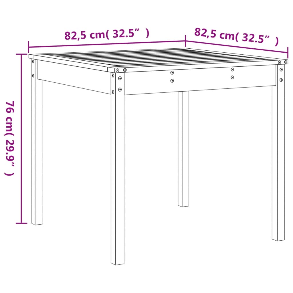 3-delige Bistroset massief grenenhout grijs Tuinsets | Creëer jouw Trendy Thuis | Gratis bezorgd & Retour | Trendy.nl